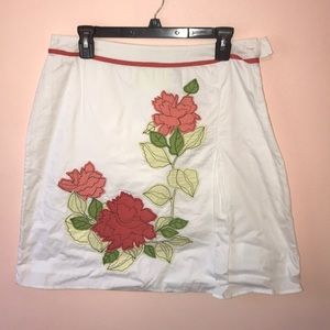 Valerie Stevens Floral Skirt